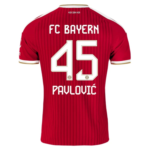 Koszulka Piłkarska FC Bayern Monachium Pavlovic 45 Męska Domowa 2026/27