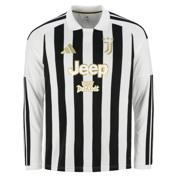 Koszulka Piłkarska Juventus Męska Domowa 2026/27 Długi Rękaw Koszulka Piłkarska Juventus Męska Domowa 2026/27 Długi Rękaw