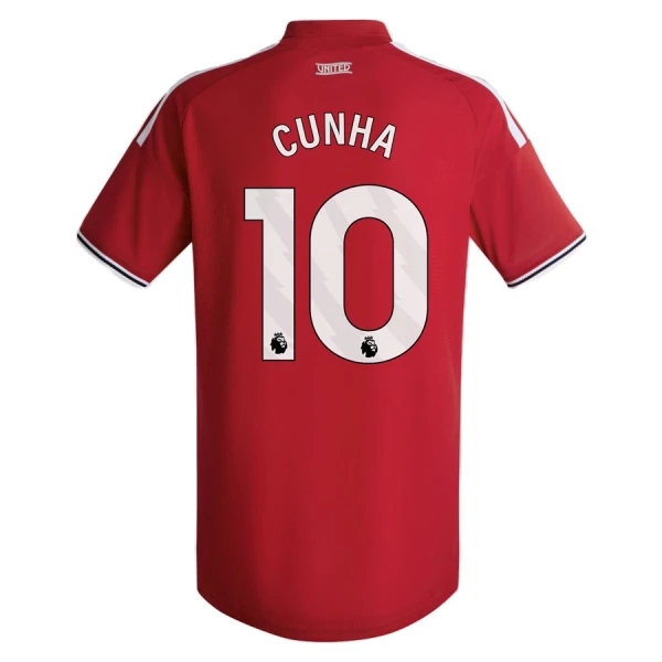 Koszulka Piłkarska Manchester United Cunha 10 Męska Domowa 2026/27 Koszulka Piłkarska Manchester United Cunha 10 Męska Domowa 2026/27