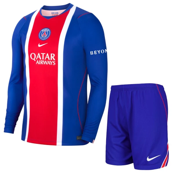 Koszulka Piłkarska Paris Saint-Germain Dziecięca Domowa 2026/27 Długi Rękaw Koszulka Piłkarska Paris Saint-Germain Dziecięca Domowa 2026/27 Długi Rękaw