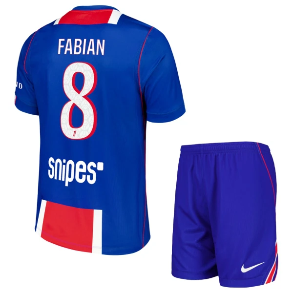 Koszulka Piłkarska Paris Saint-Germain Fabian Ruiz 8 Dziecięca Domowa 2026/27
