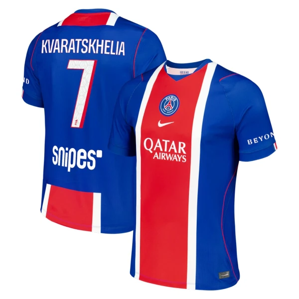 Koszulka Piłkarska Paris Saint-Germain Kvaratskhelia 7 Męska Domowa 2026/27