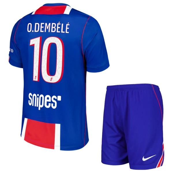 Koszulka Piłkarska Paris Saint-Germain Ousmane Dembélé 10 Dziecięca Domowa 2026/27 Koszulka Piłkarska Paris Saint-Germain Ousmane Dembélé 10 Dziecięca Domowa 2026/27