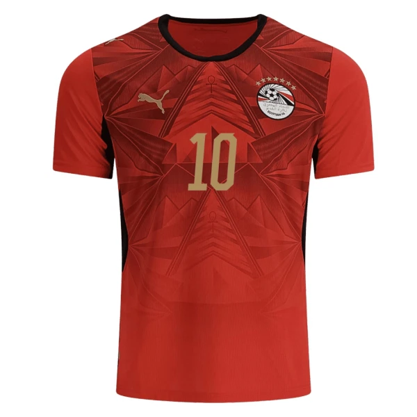 Koszulka Piłkarska Egipt Mohamed Salah 10 Męska Domowa Mistrzostwa Świata 2026