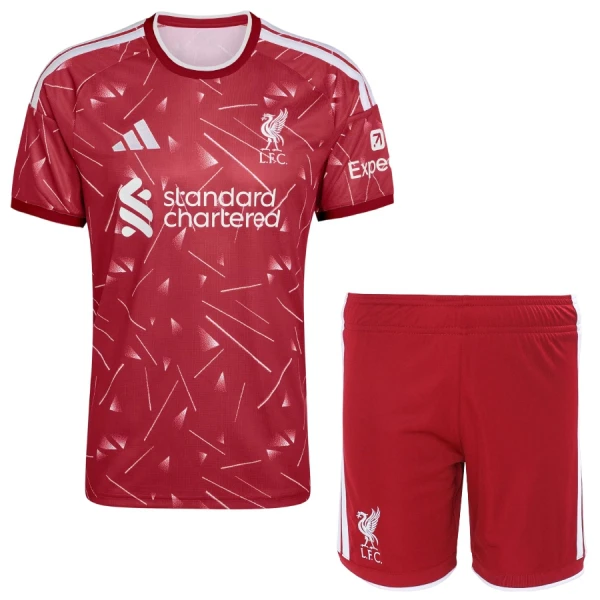 Koszulka Piłkarska Liverpool Dziecięca Domowa 2026/27 Koszulka Piłkarska Liverpool Dziecięca Domowa 2026/27