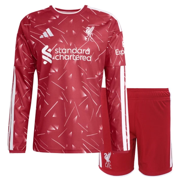 Koszulka Piłkarska Liverpool Dziecięca Domowa 2026/27 Długi Rękaw Koszulka Piłkarska Liverpool Dziecięca Domowa 2026/27 Długi Rękaw