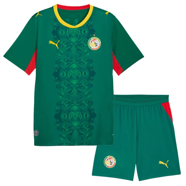 Koszulka Piłkarska Senegal Dziecięca Wyjazdowa Mistrzostwa Świata 2026