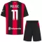 Koszulka Piłkarska AC Milan Christian Pulišić 11 Dziecięca Domowa 2026/27