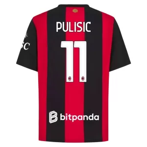 Koszulka Piłkarska AC Milan Christian Pulišić 11 Męska Domowa 2026/27