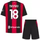 Koszulka Piłkarska AC Milan Christopher Nkunku 18 Dziecięca Domowa 2026/27 Koszulka Piłkarska AC Milan Christopher Nkunku 18 Dziecięca Domowa 2026/27