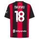 Koszulka Piłkarska AC Milan Christopher Nkunku 18 Męska Domowa 2026/27 Koszulka Piłkarska AC Milan Christopher Nkunku 18 Męska Domowa 2026/27
