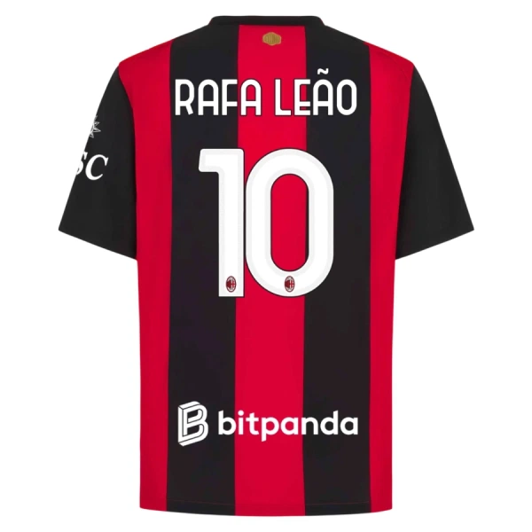 Koszulka Piłkarska AC Milan Rafael Leão 10 Męska Domowa 2026/27
