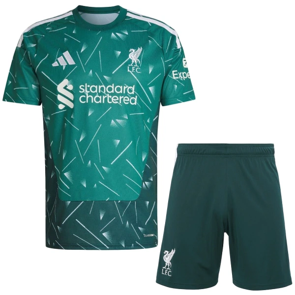 Koszulka Piłkarska Bramkarska Liverpool Dziecięca Domowa 2026/27 Zielony Koszulka Piłkarska Bramkarska Liverpool Dziecięca Domowa 2026/27 Zielony