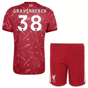 Koszulka Piłkarska Liverpool Gravenberch 38 Dziecięca Domowa 2026/27