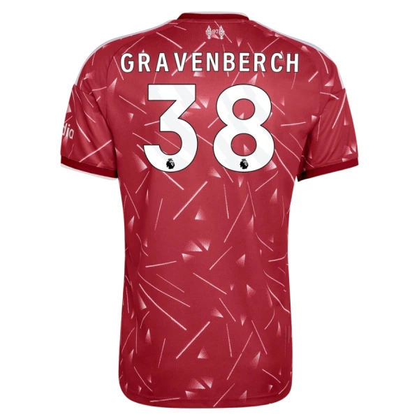 Koszulka Piłkarska Liverpool Gravenberch 38 Męska Domowa 2026/27 Koszulka Piłkarska Liverpool Gravenberch 38 Męska Domowa 2026/27