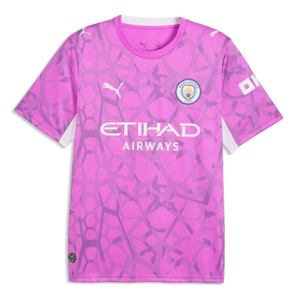 Koszulka Piłkarska Bramkarska Manchester City Męska Wyjazdowa 2026/27 Różowy Koszulka Piłkarska Bramkarska Manchester City Męska Wyjazdowa 2026/27 Różowy
