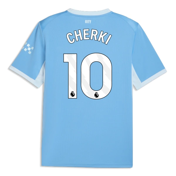 Koszulka Piłkarska Manchester City Cherki 10 Męska Domowa 2026/27 Koszulka Piłkarska Manchester City Cherki 10 Męska Domowa 2026/27