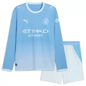 Koszulka Piłkarska Manchester City Dziecięca Domowa 2026/27 Długi Rękaw