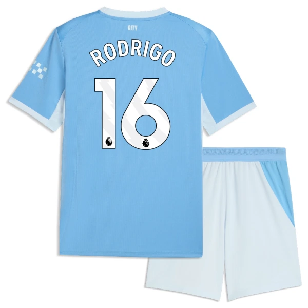 Koszulka Piłkarska Manchester City Rodrigo Hernández 16 Dziecięca Domowa 2026/27 Koszulka Piłkarska Manchester City Rodrigo Hernández 16 Dziecięca Domowa 2026/27