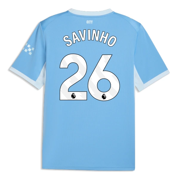 Koszulka Piłkarska Manchester City Savinho 26 Męska Domowa 2026/27 Koszulka Piłkarska Manchester City Savinho 26 Męska Domowa 2026/27