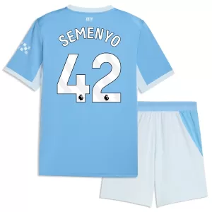 Koszulka Piłkarska Manchester City Semenyo 42 Dziecięca Domowa 2026/27