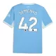 Koszulka Piłkarska Manchester City Semenyo 42 Męska Domowa 2026/27 Koszulka Piłkarska Manchester City Semenyo 42 Męska Domowa 2026/27