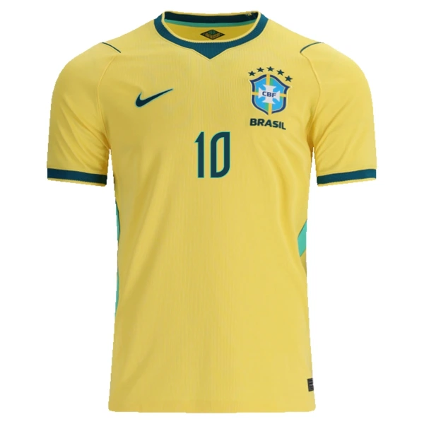 Koszulka Piłkarska Brazylia Ronaldinho 10 Męska Domowa Mistrzostwa Świata 2026