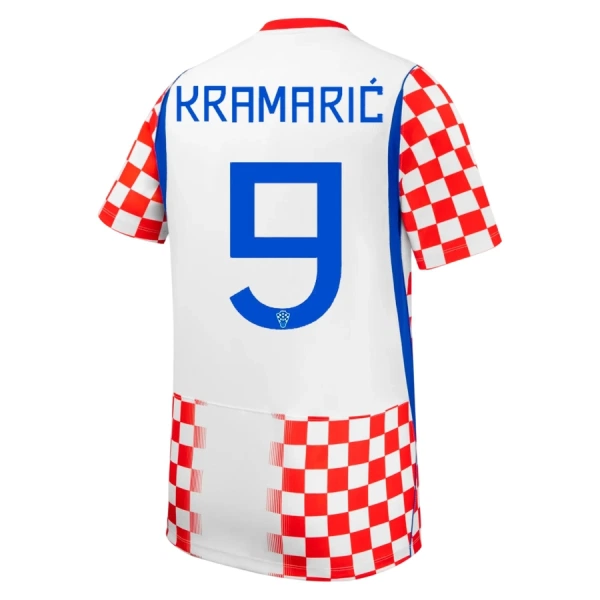 Koszulka Piłkarska Chorwacja Kramaric 9 Męska Domowa Mistrzostwa Świata 2026