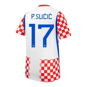 Koszulka Piłkarska Chorwacja P. Sucic 17 Męska Domowa Mistrzostwa Świata 2026