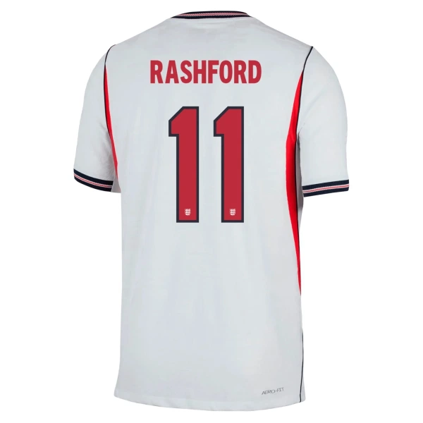 Koszulka Piłkarska Anglia Marcus Rashford 11 Męska Domowa Mistrzostwa Świata 2026 Koszulka Piłkarska Anglia Marcus Rashford 11 Męska Domowa Mistrzostwa Świata 2026