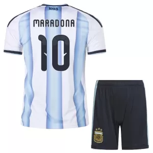 Koszulka Piłkarska Argentyna Maradona 10 Dziecięca Domowa Mistrzostwa Świata 2026