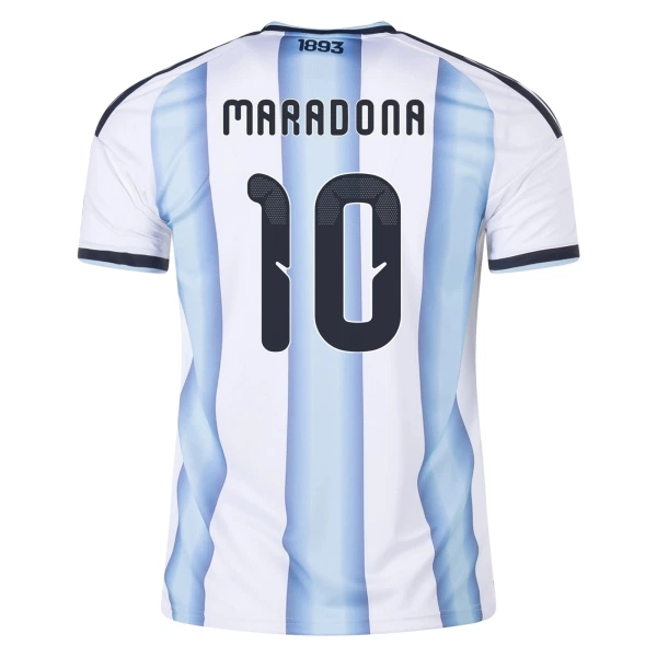 Koszulka Piłkarska Argentyna Maradona 10 Męska Domowa Mistrzostwa Świata 2026 Koszulka Piłkarska Argentyna Maradona 10 Męska Domowa Mistrzostwa Świata 2026