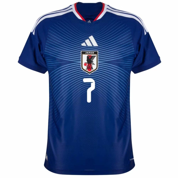 Koszulka Piłkarska Japonia Mitoma 7 Męska Domowa Mistrzostwa Świata 2026