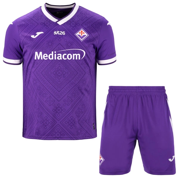 Koszulka Piłkarska Fiorentina Dziecięca Domowa 2026/27 Koszulka Piłkarska Fiorentina Dziecięca Domowa 2026/27
