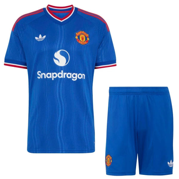 Koszulka Piłkarska Manchester United Dziecięca Wyjazdowa 2026/27 Koszulka Piłkarska Manchester United Dziecięca Wyjazdowa 2026/27