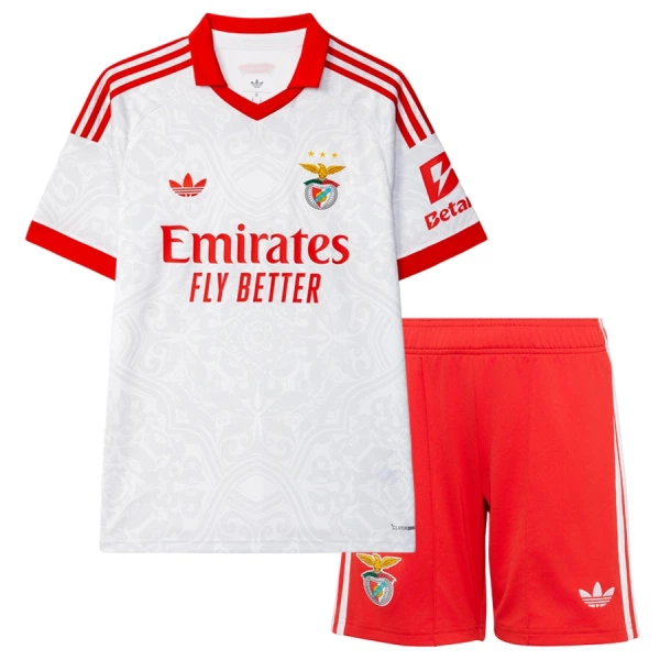 Koszulka Piłkarska SL Benfica Dziecięca Wyjazdowa 2026/27 Koszulka Piłkarska SL Benfica Dziecięca Wyjazdowa 2026/27