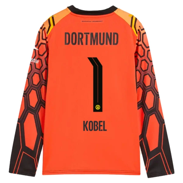 Koszulka Piłkarska Bramkarska Borussia Dortmund Kobel 1 Męska Domowa 2026/27 Długi Rękaw Pomarańczowy Koszulka Piłkarska Bramkarska Borussia Dortmund Kobel 1 Męska Domowa 2026/27 Długi Rękaw Pomarańczowy