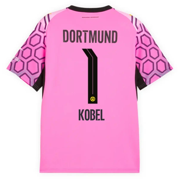 Koszulka Piłkarska Bramkarska Borussia Dortmund Kobel 1 Męska Wyjazdowa 2026/27 Różowy Koszulka Piłkarska Bramkarska Borussia Dortmund Kobel 1 Męska Wyjazdowa 2026/27 Różowy