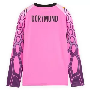 Koszulka Piłkarska Bramkarska Borussia Dortmund Męska Wyjazdowa 2026/27 Długi Rękaw Różowy
