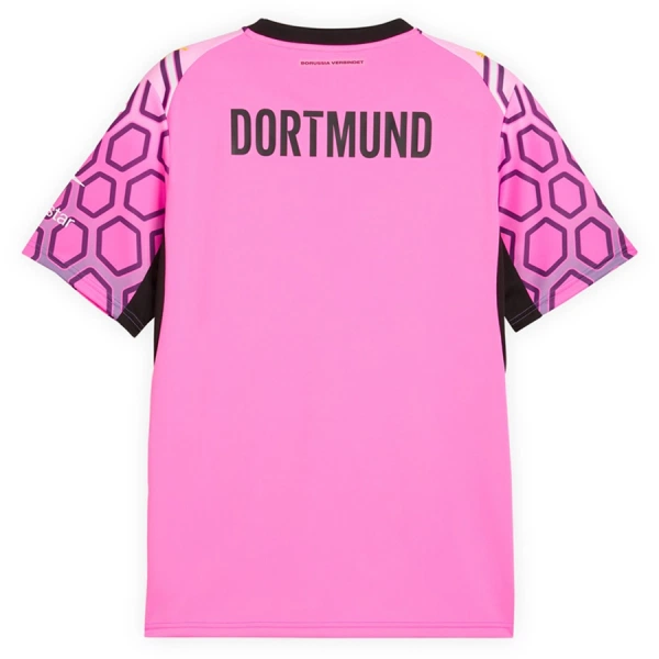 Koszulka Piłkarska Bramkarska Borussia Dortmund Męska Wyjazdowa 2026/27 Różowy