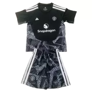 Koszulka Piłkarska Bramkarska Manchester United Dziecięca 2026/27 Czarny