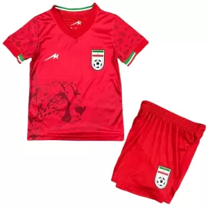 Koszulka Piłkarska Iran Dziecięca Wyjazdowa Mistrzostwa Świata 2026