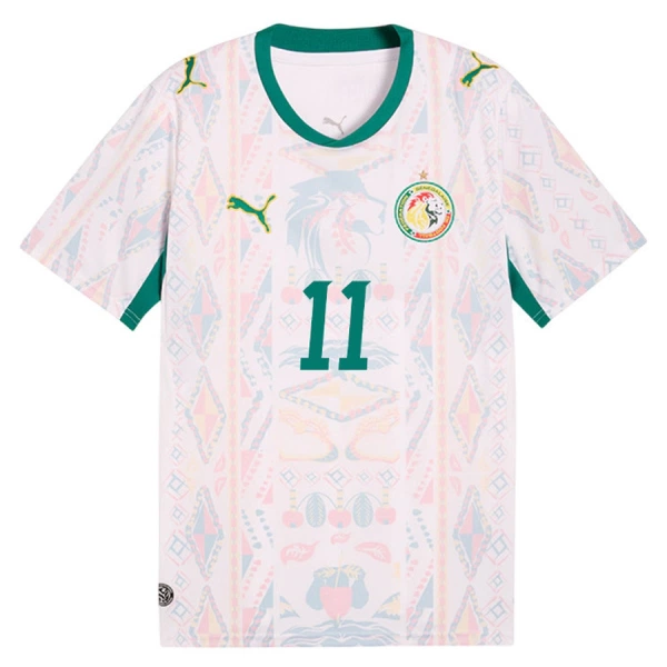 Koszulka Piłkarska Senegal Jackson 11 Męska Domowa Mistrzostwa Świata 2026