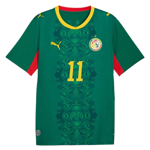 Koszulka Piłkarska Senegal Jackson 11 Męska Wyjazdowa Mistrzostwa Świata 2026