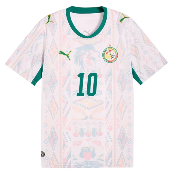 Koszulka Piłkarska Senegal Sadio Mané 10 Męska Domowa Mistrzostwa Świata 2026