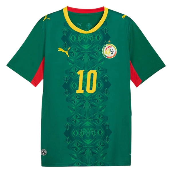 Koszulka Piłkarska Senegal Sadio Mané 10 Męska Wyjazdowa Mistrzostwa Świata 2026