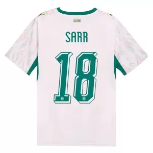 Koszulka Piłkarska Senegal Sarr 18 Męska Domowa Mistrzostwa Świata 2026
