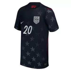 Koszulka Piłkarska USA Balogun 20 Męska Wyjazdowa Mistrzostwa Świata 2026