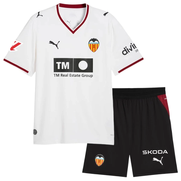 Koszulka Piłkarska Valencia CF Dziecięca Domowa 2026/27