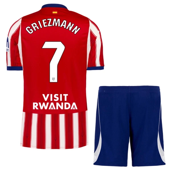 Koszulka Piłkarska Atlético Madryt Antoine Griezmann 7 Dziecięca Domowa 2026/27 Koszulka Piłkarska Atlético Madryt Antoine Griezmann 7 Dziecięca Domowa 2026/27